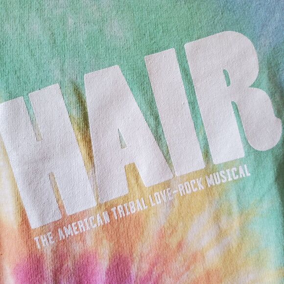 Tie Dyed T Shirt S Small Soft Pastel Old Globe Hair Psychedelic Teddy Bear - Picture 9 of 11